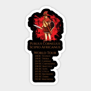 Publius Cornelius Scipio World Tour Sticker